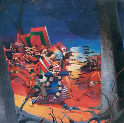 岂梦光 2004年作 百步穿洋